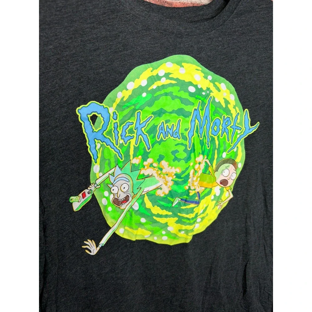 Rick and Morty Adult Swim Lounge Bundle Size XXL & M Blue & Gray Graphic Comfy
